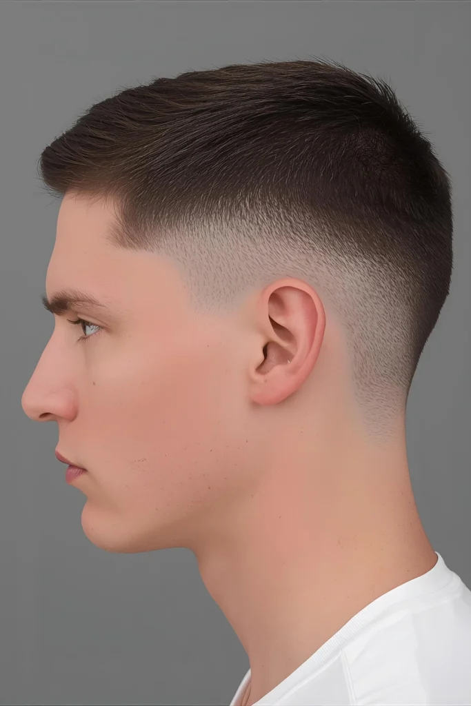 Short Two-Block with Taper A sporty take on the two-block cut, keeping hair very short on top for ultimate ease. The clean taper prevents bulk and keeps you cool.