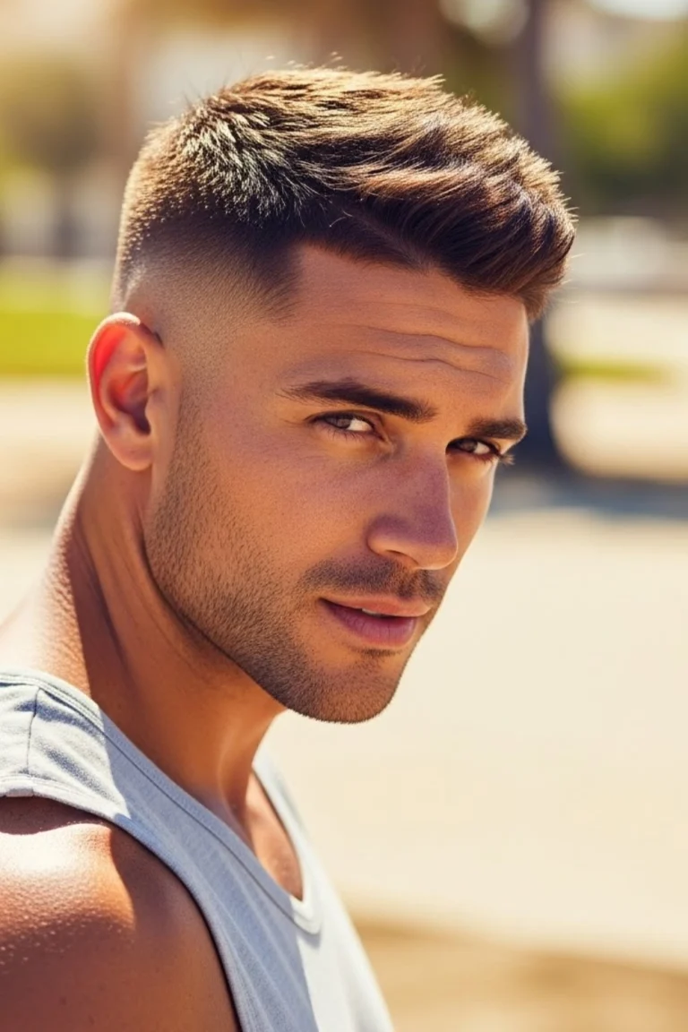 Summer-Ready Buzz Cut Variations For