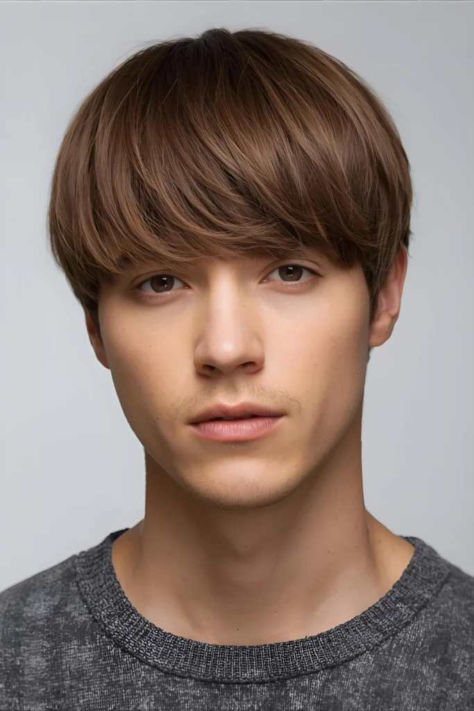 Textured Fringe Keep the weight and style in the front with a heavy, textured fringe that falls across the forehead. It’s youthful, approachable, and works perfectly with straight hair.