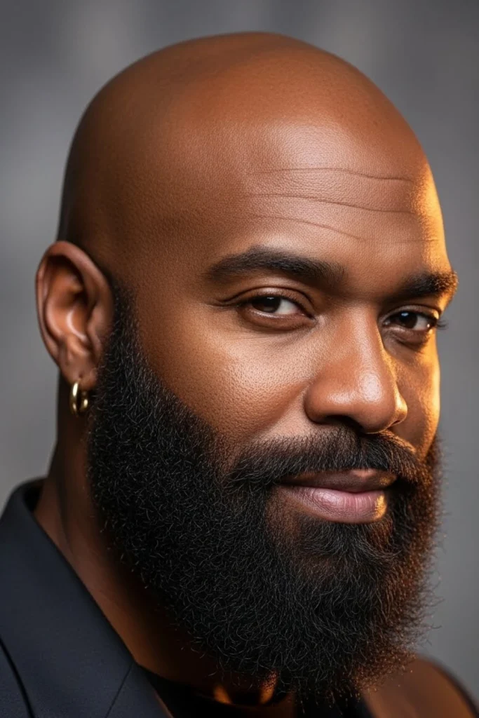 The Beard with Bald Head Combo