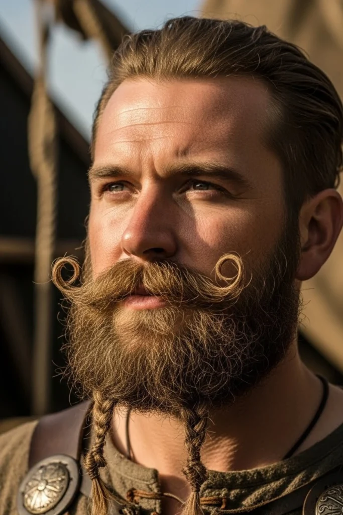 The Beard with Knotted Mustache