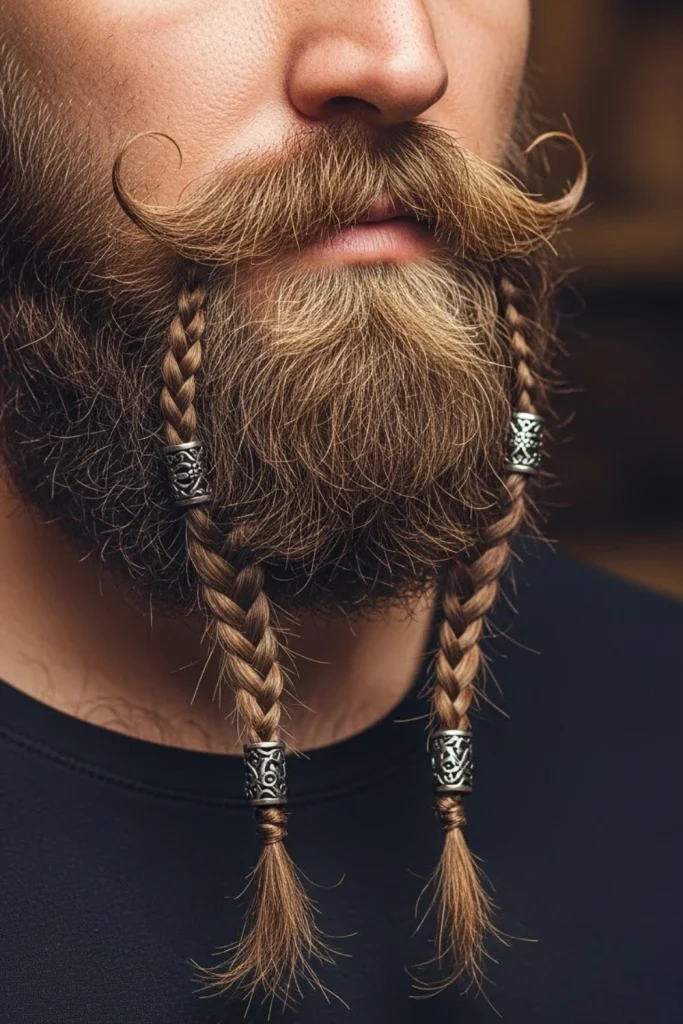 The Beard with Side Braids