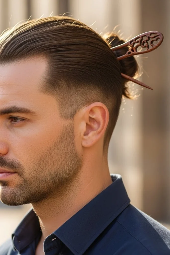 The Bun with Ornamental Accessory