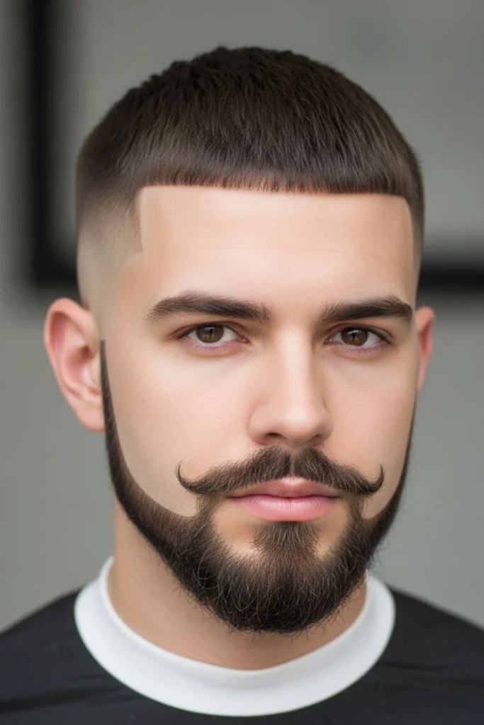 The Buzz Cut Fade &amp; Extended Goatee