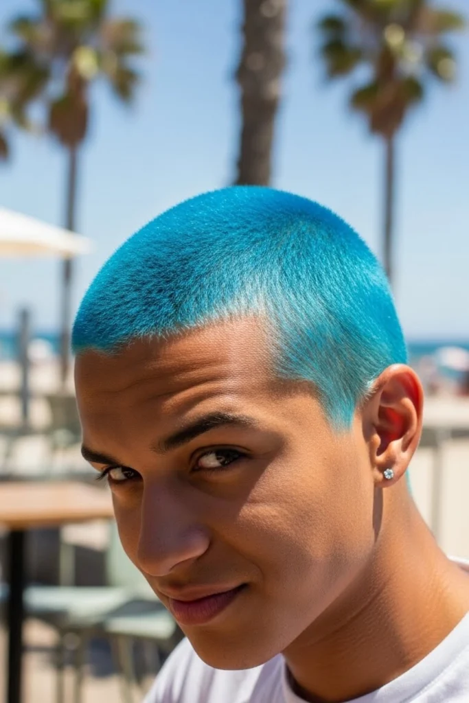 The Colored Buzz Cut