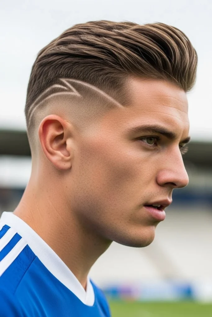 The Drop Fade with Design