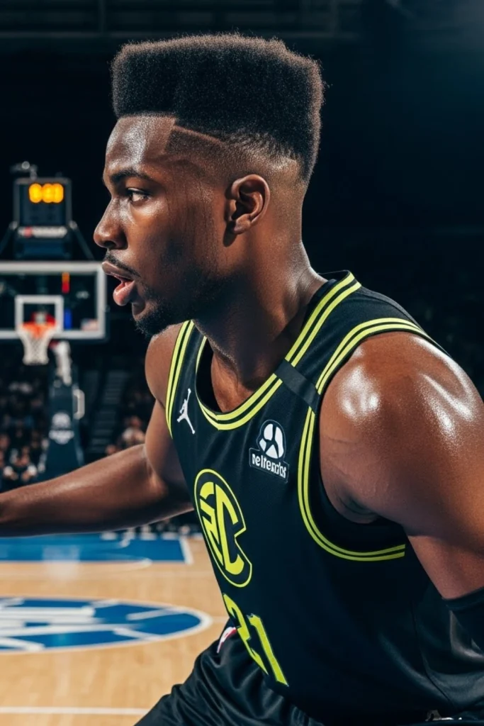 The High-Top Skin Fade - faded cuts athletic men