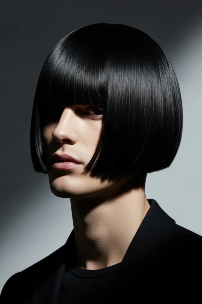 The Jet Black Blunt Bob