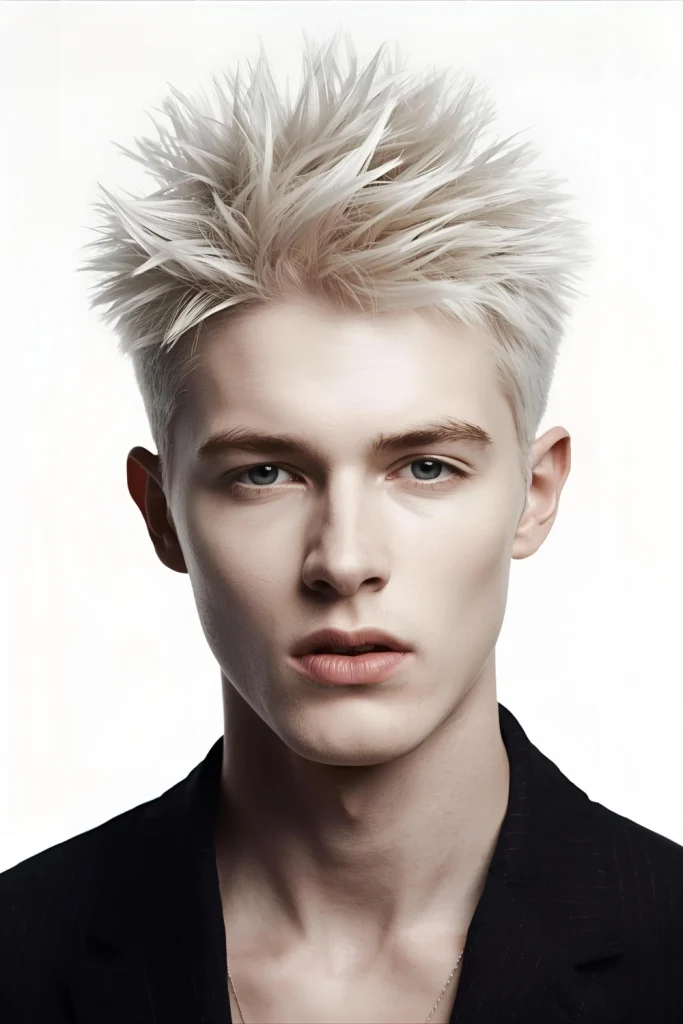 The Platinum Spiky Pixie