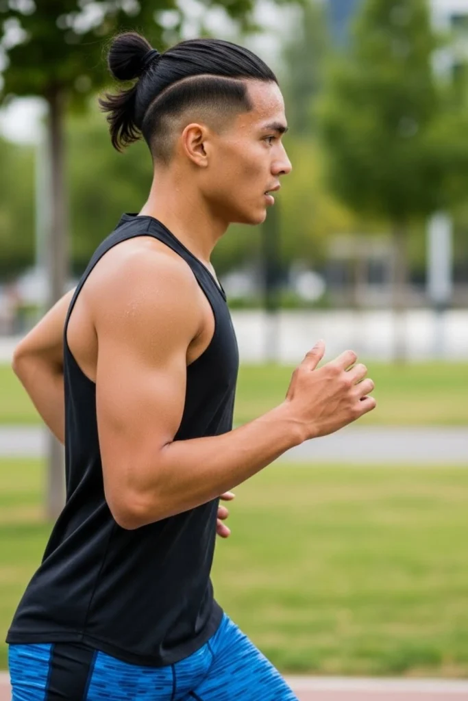 The Practical Man Bun with Undercut