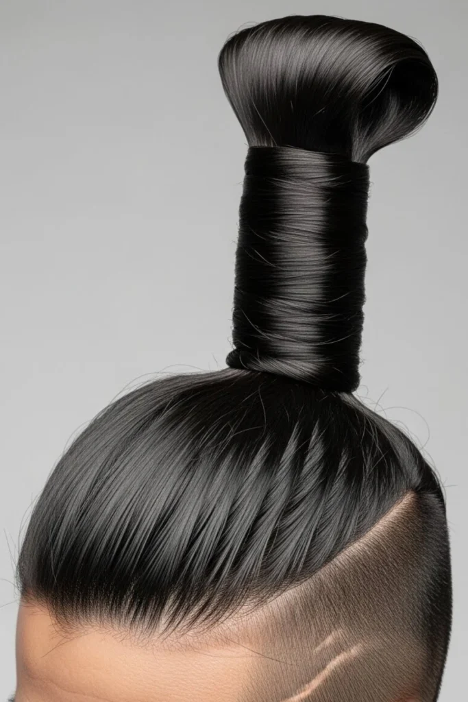The Samurai-Style Top Knot (Chonmage)