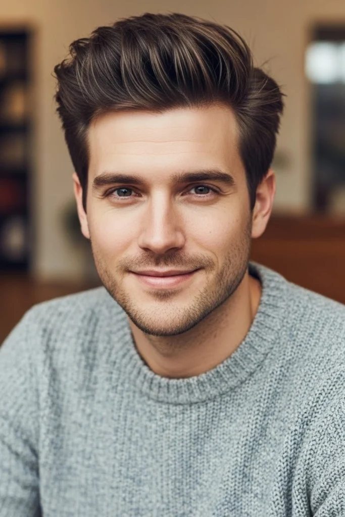 The Side-Part with Texture
