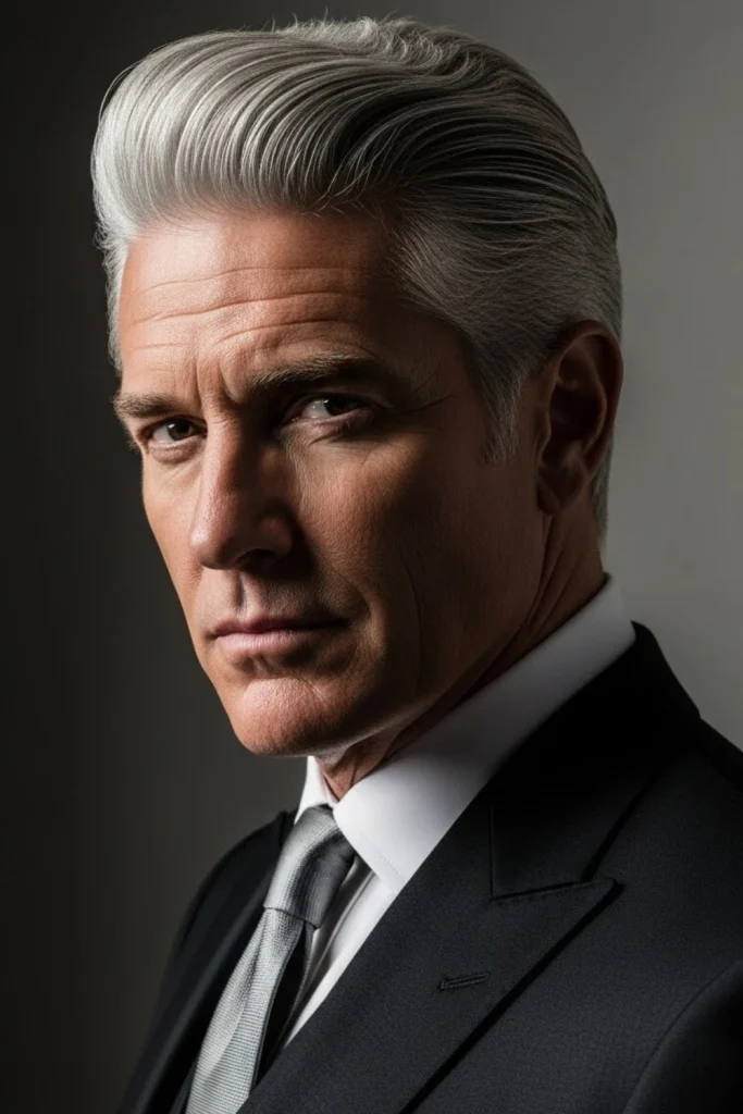 The Silver Fox Slick Back
