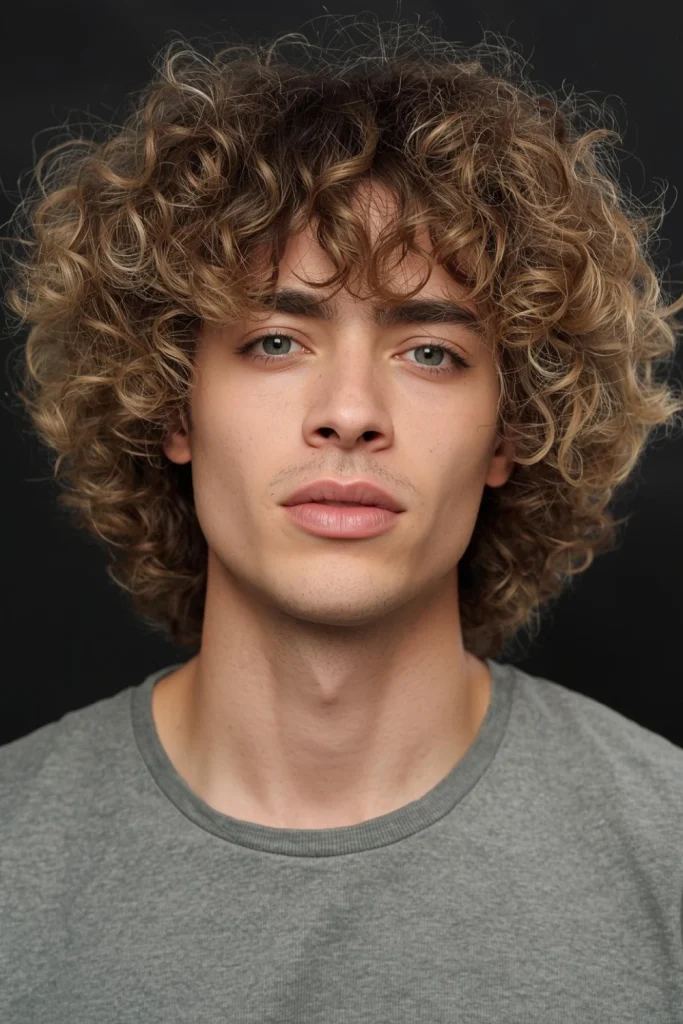 The Frosted Tips on Curls