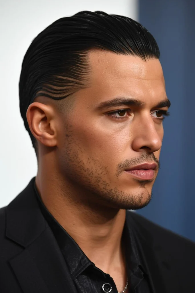 The Slicked-Back Wet Look