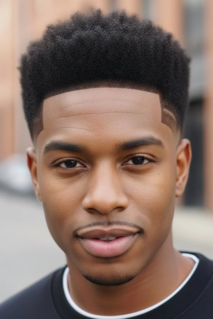The Textured Afro Crop with Fade