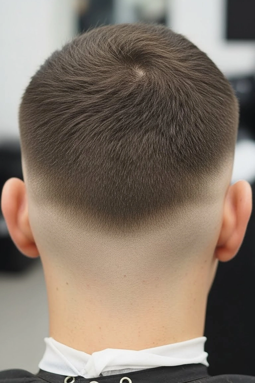 Textured taper fade men — textured crop with tapered back and natural volume