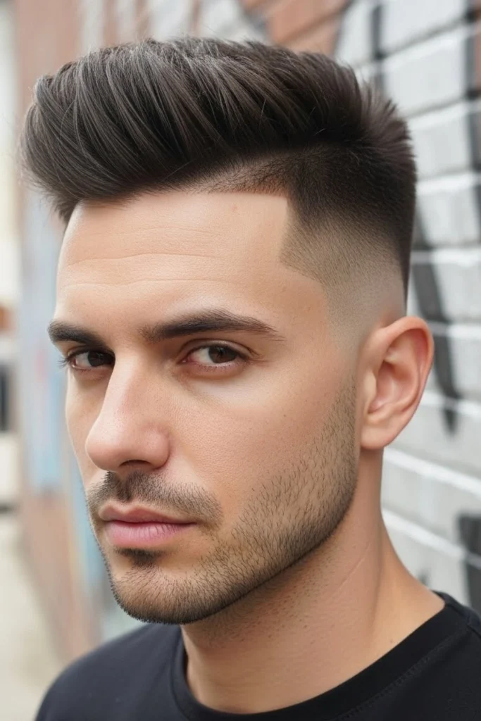 The Textured Flat Top Fade