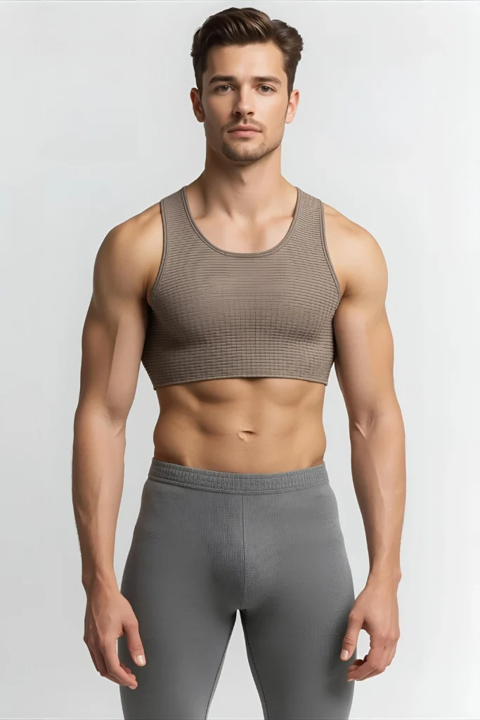 Tight Textured Crop Short enough to stay put during a workout but textured enough to look styled afterward. A little sea salt spray adds perfect, piece-y definition.