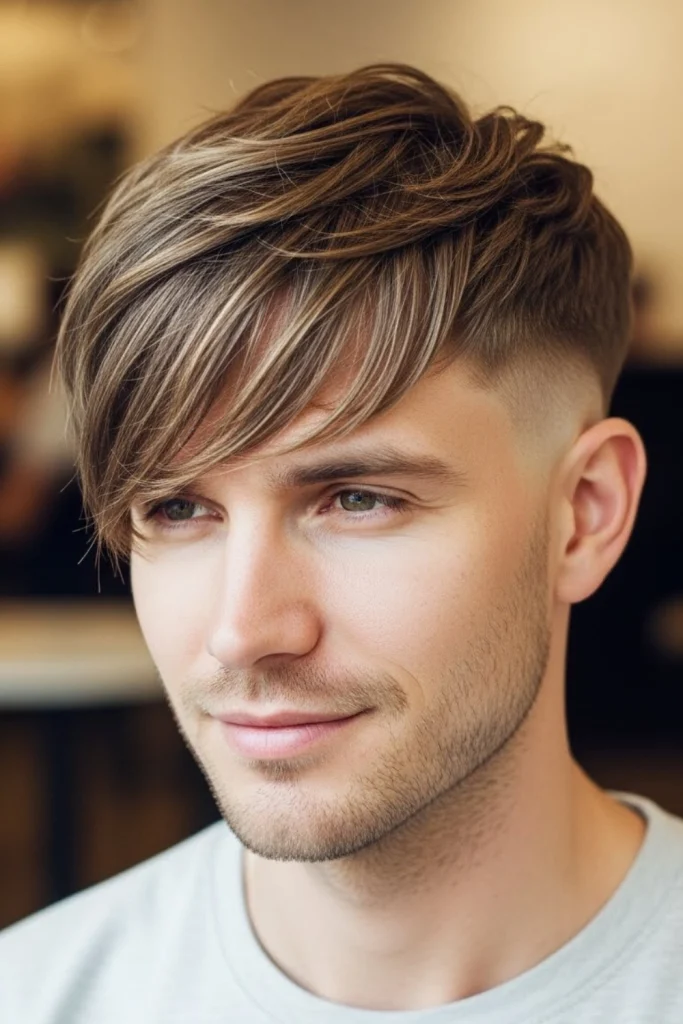 The Textured Crop with Curtain Bangs