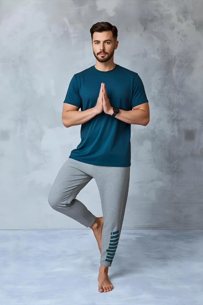 Yoga &amp; Mindfulness Crop A soft, textured top promotes a natural, effortless feel, while the clean mid fade represents discipline and intention.