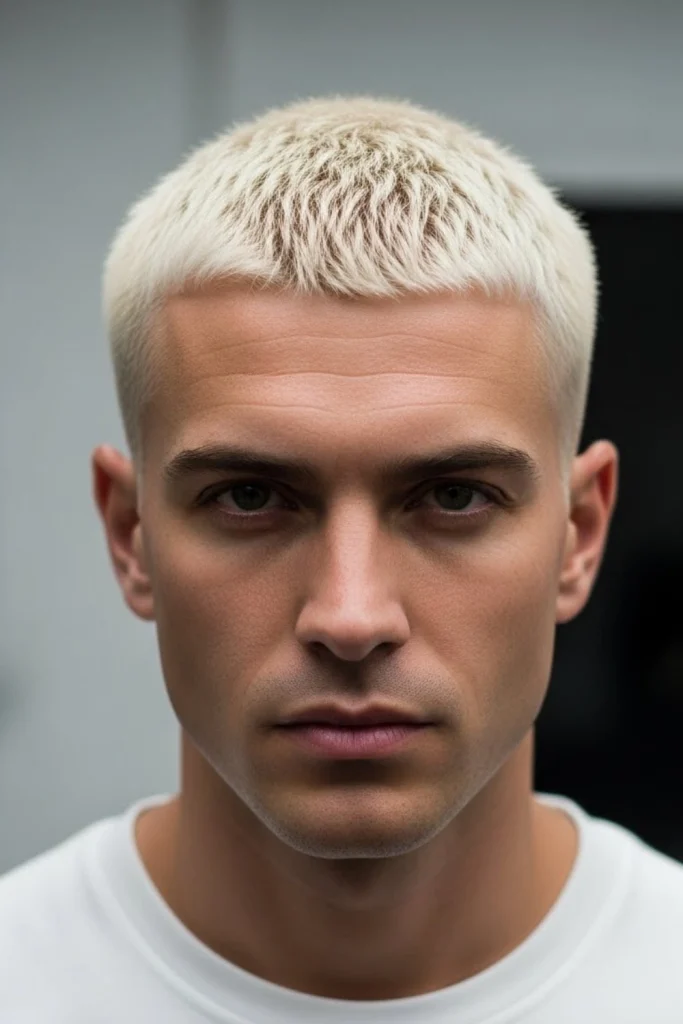 Blonde Buzz Cut
