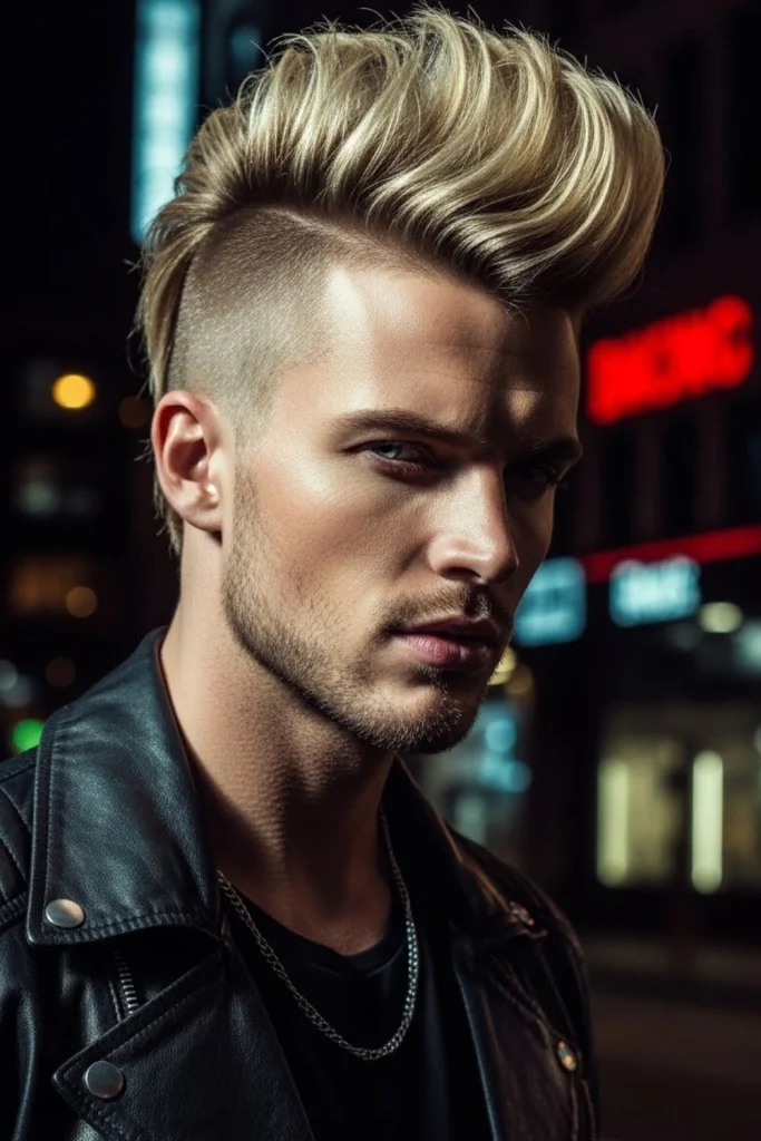 Blonde Faux Hawk