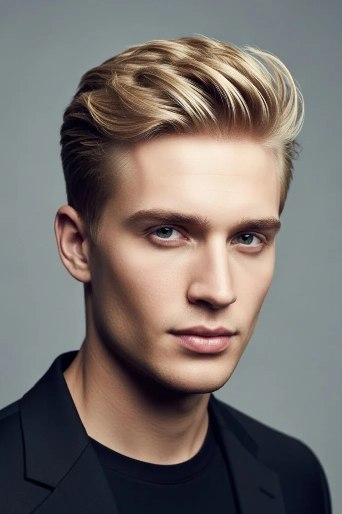 Blonde Textured Crop