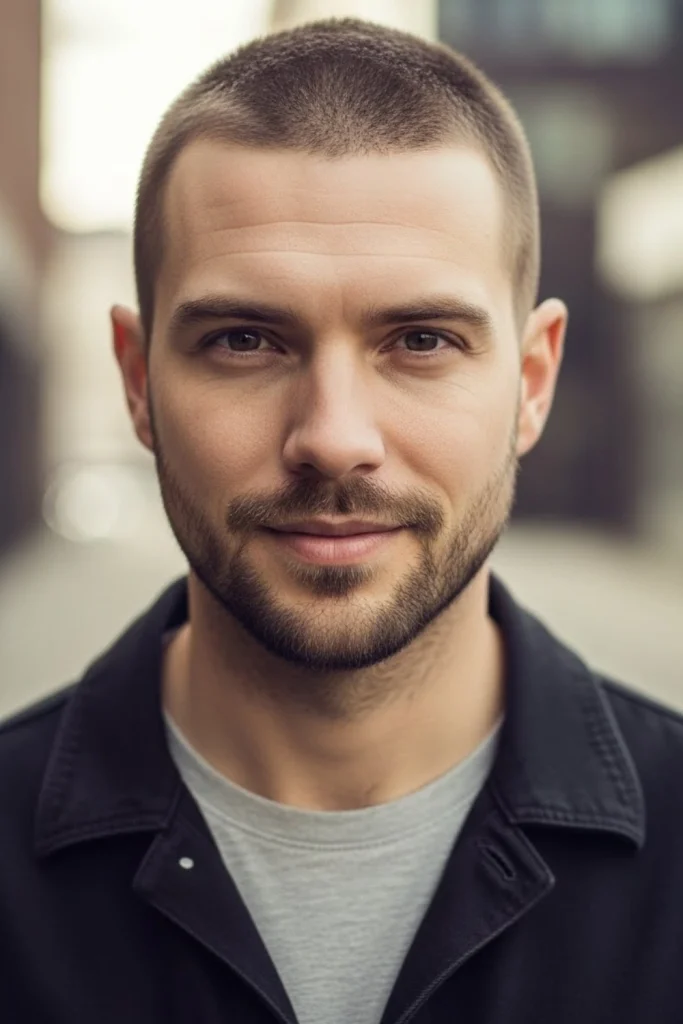 Buzz Cut with Natural Hairline Acceptance
