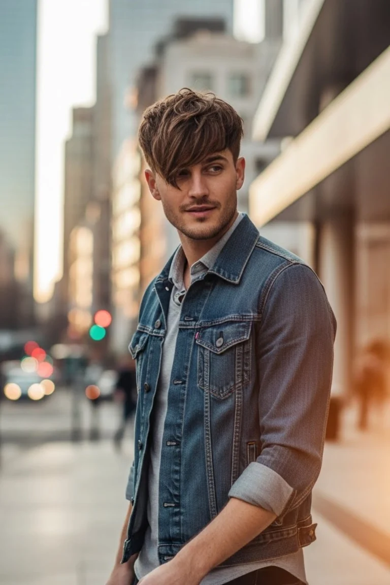 Fringe Haircut Men Stylish And Modern Men