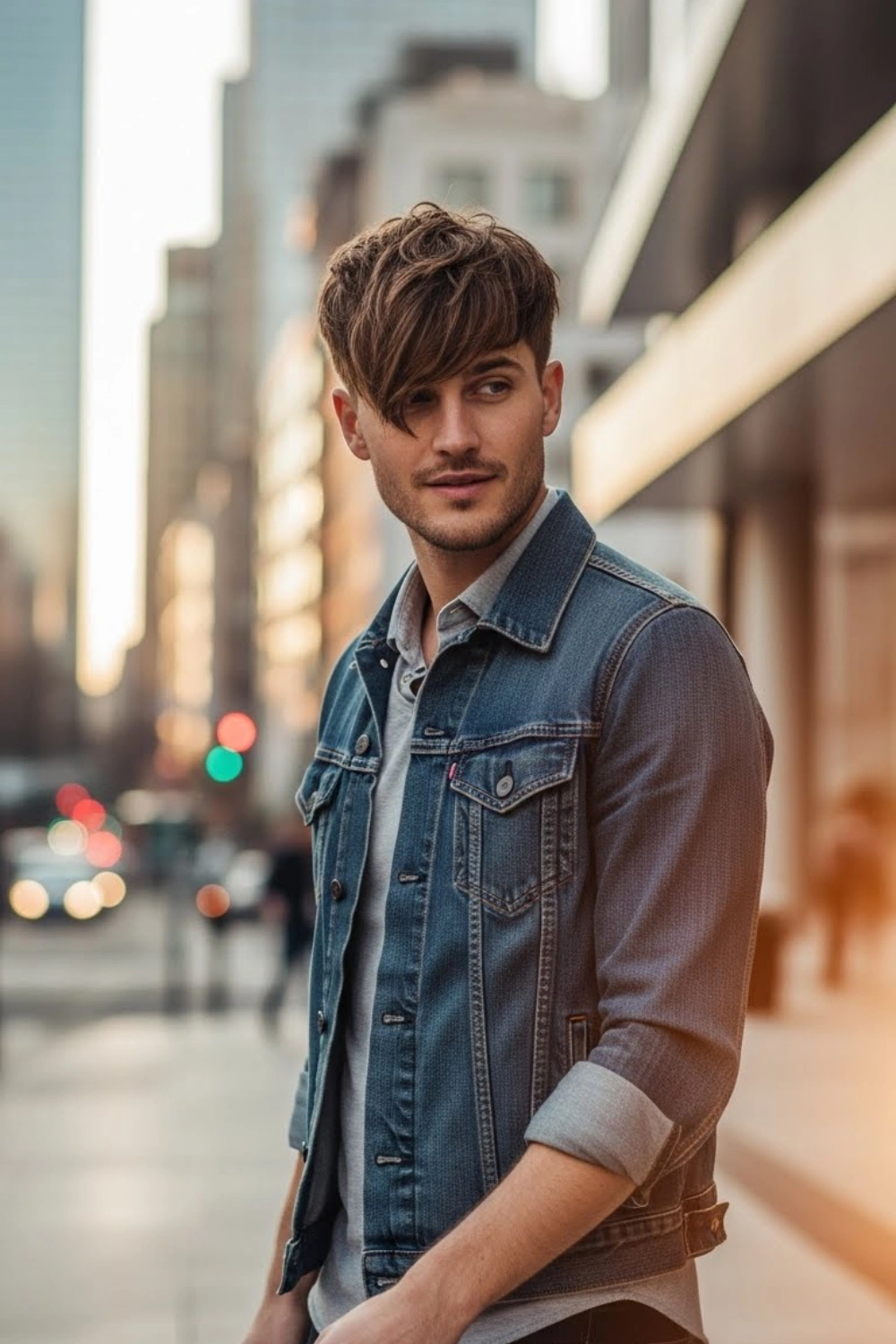 Fringe Haircut Men Stylish And Modern Men