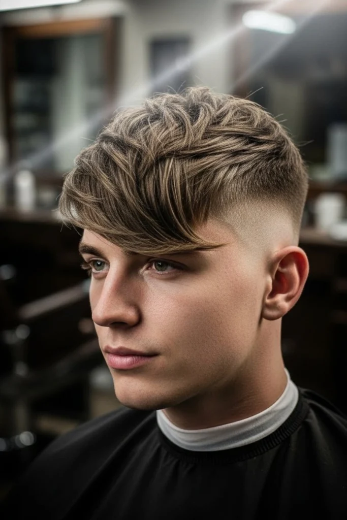 Fringe with Skin Fade