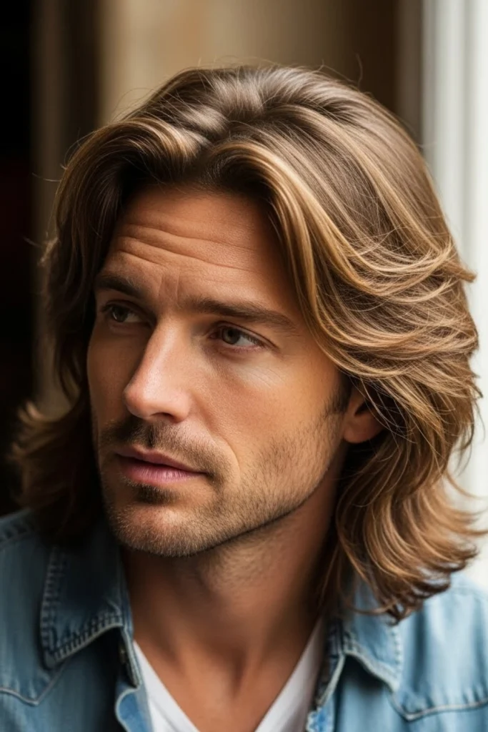 Long Feathered Hair