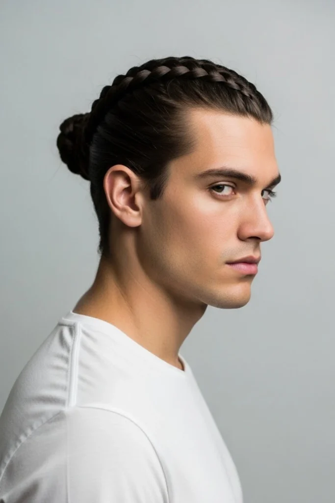 Low Braided Bun