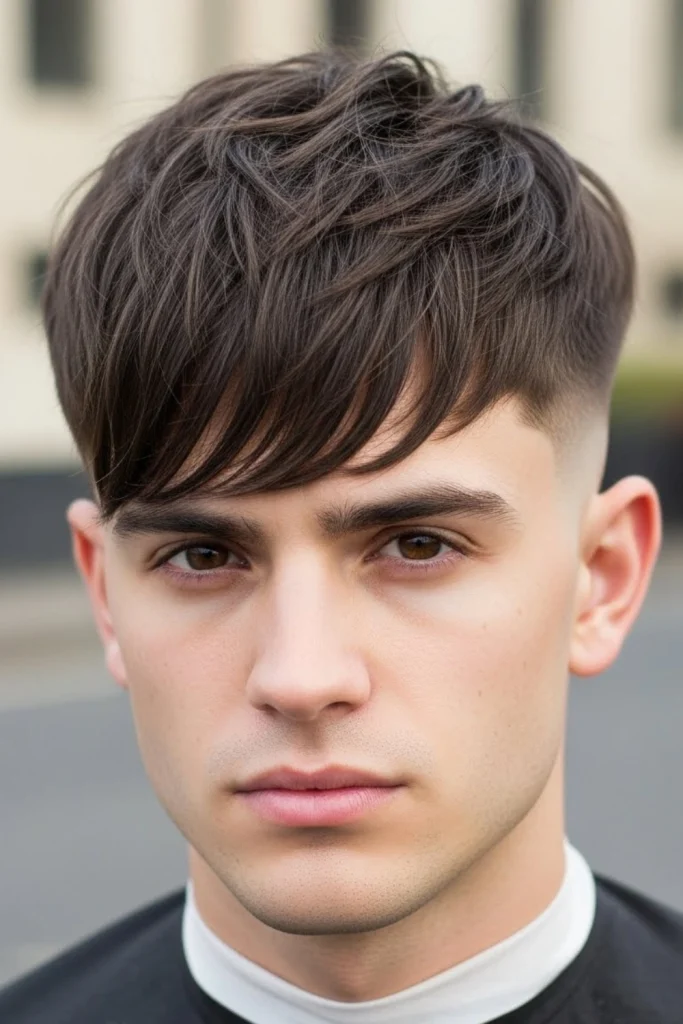 Low Fade with Fringe