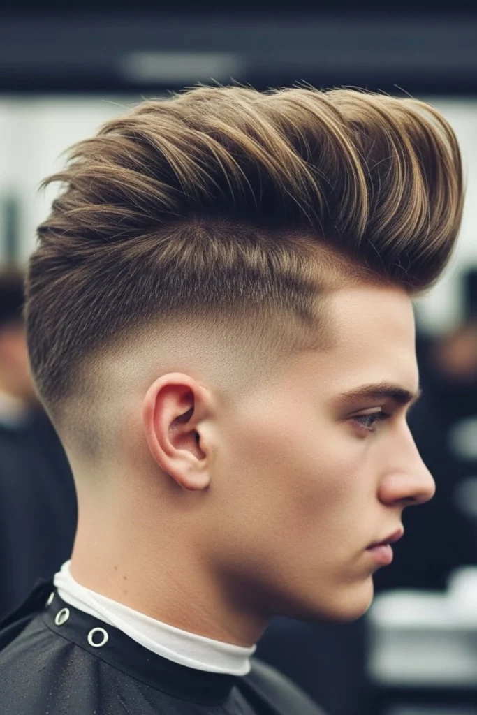 Low Fade with Quiff
