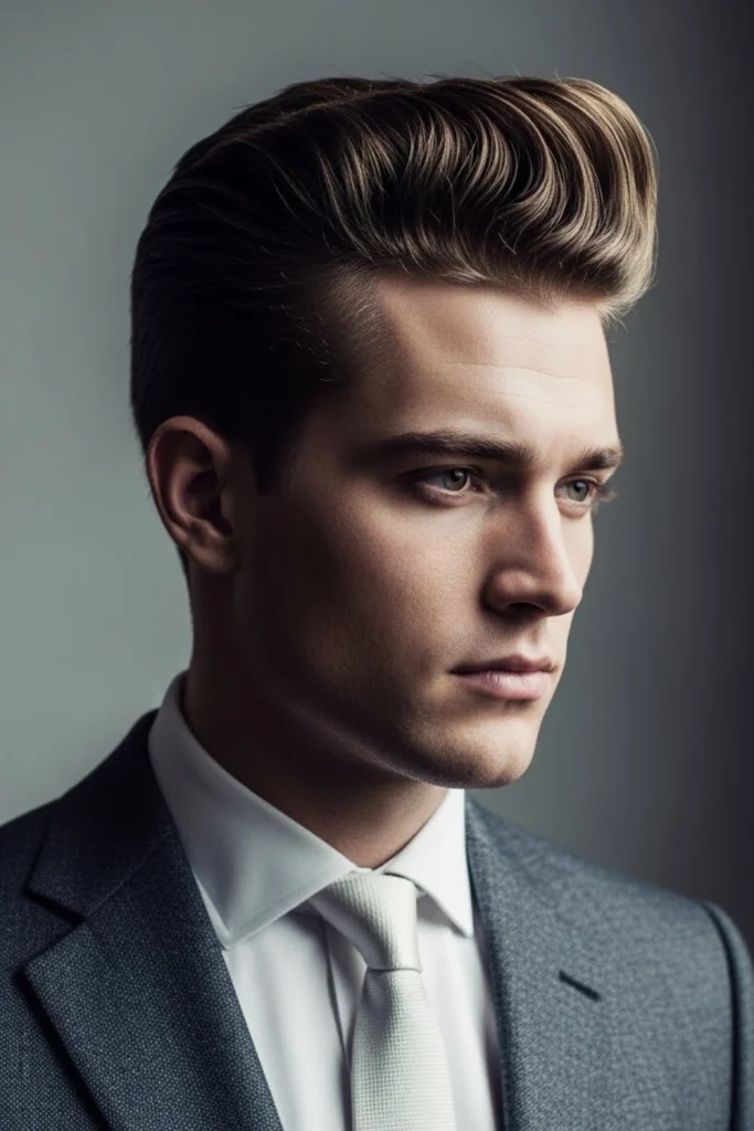 Medium Length Pompadour