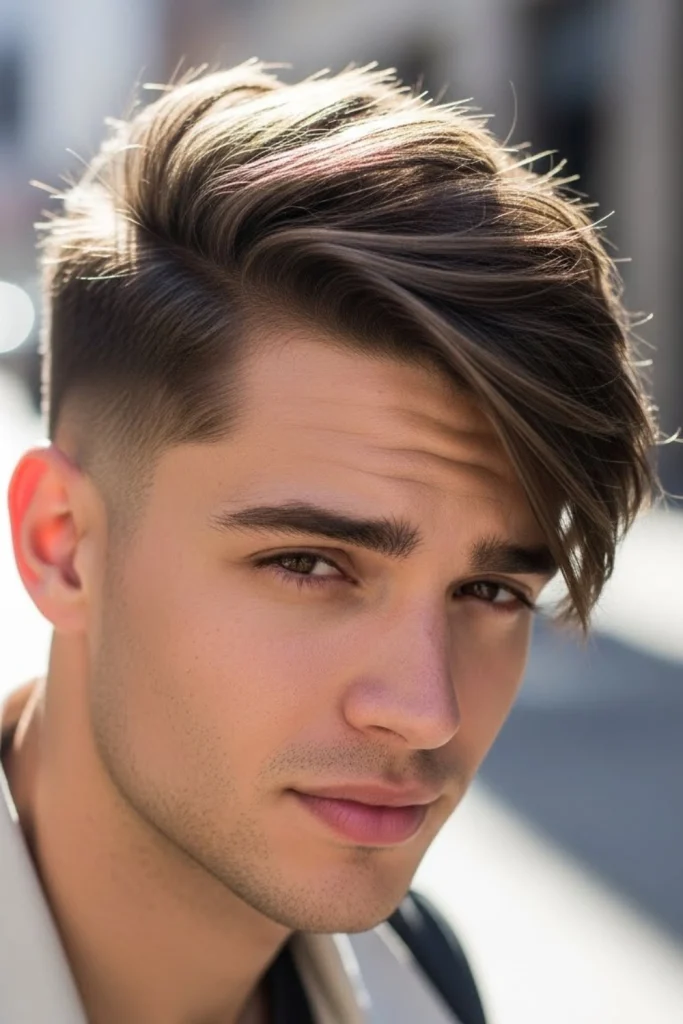 Mid Fade with Fringe