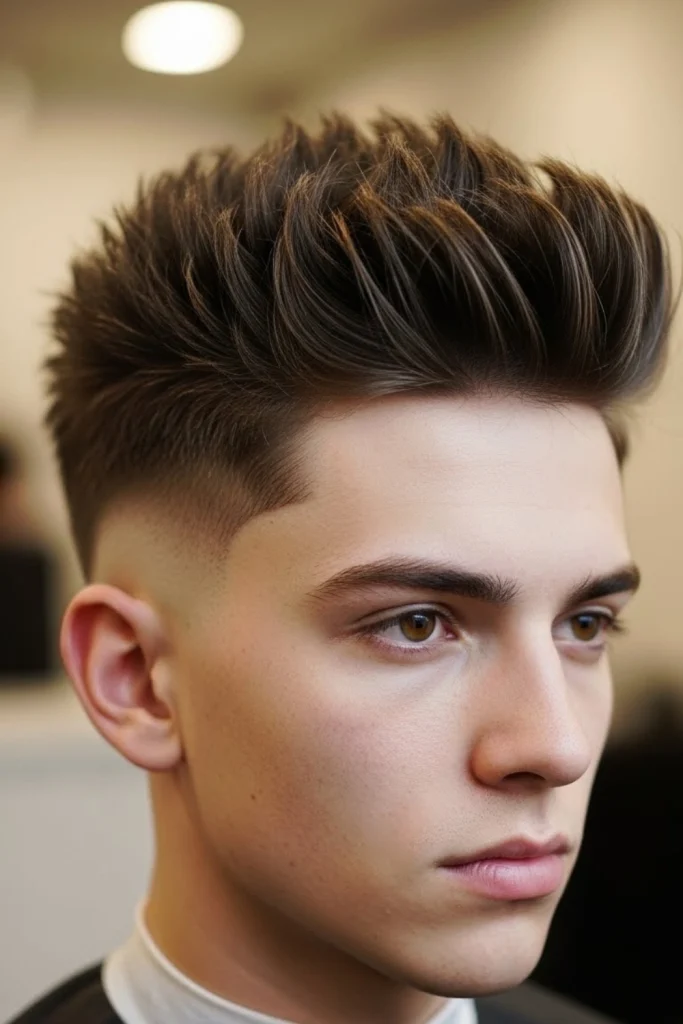 Mid Fade with Spiky Texture