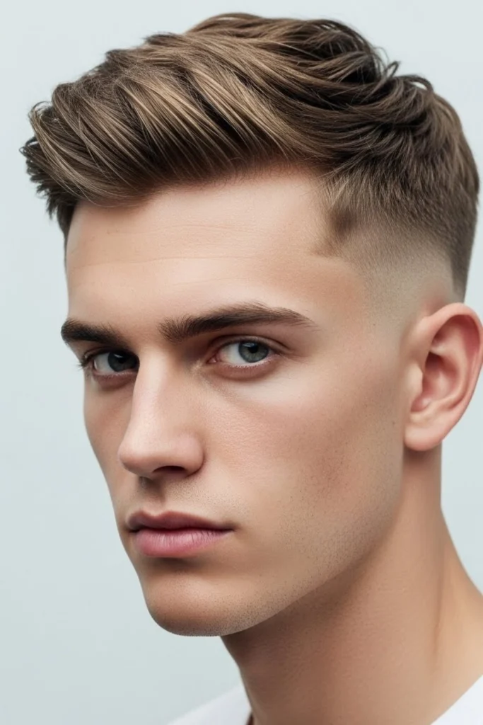 Mid Fade with Textured Crop