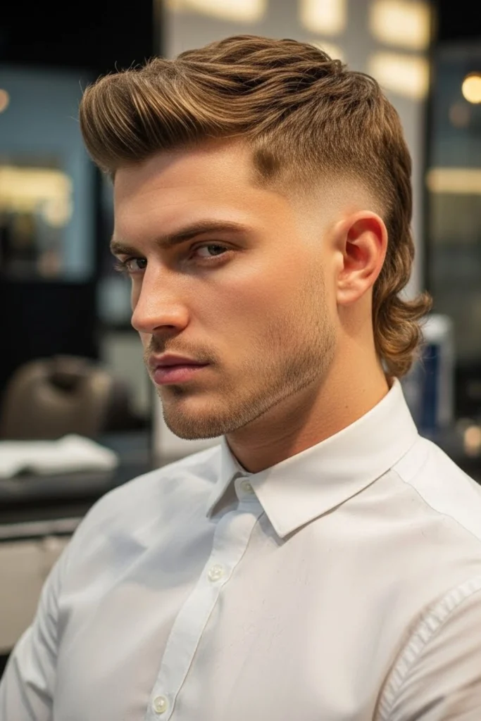 Mullet With Hard Part