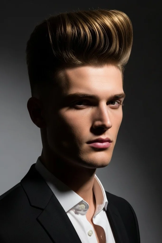 Pompadour Mid Fade