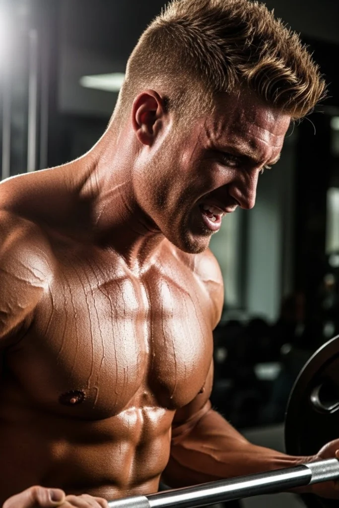 Short Spiky Red Hair for High-Energy Training