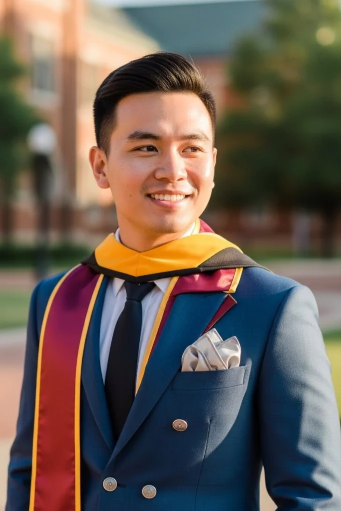 Silver Accent Graduation Blazer
