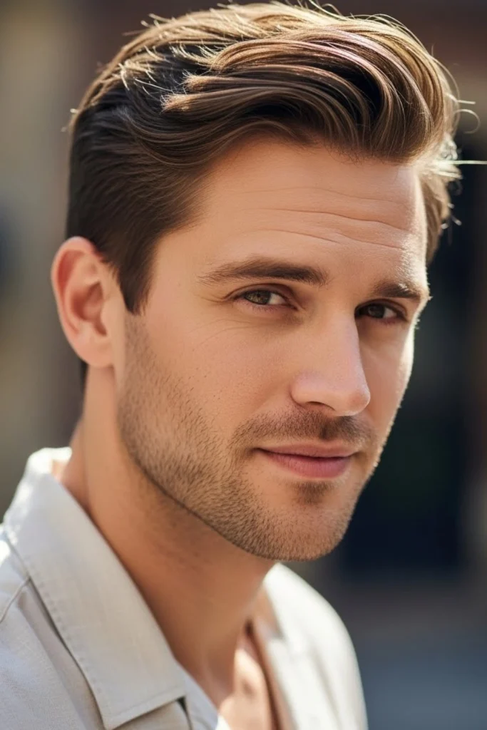Old money haircut men — soft side part revival 2026 trend