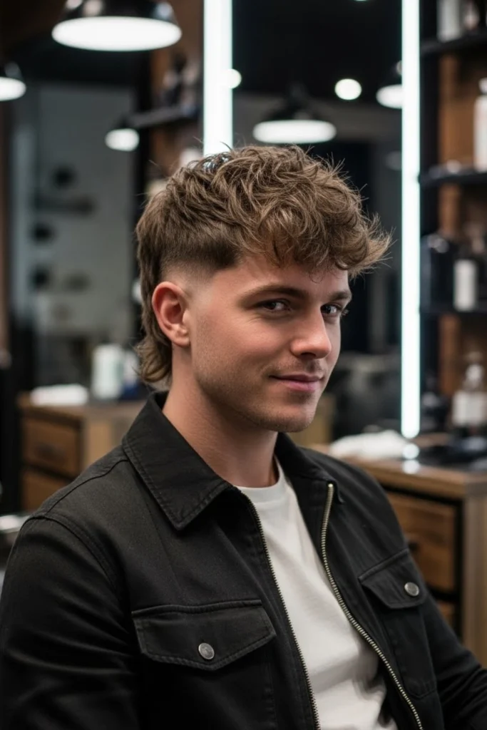 Textured Crop Mullet