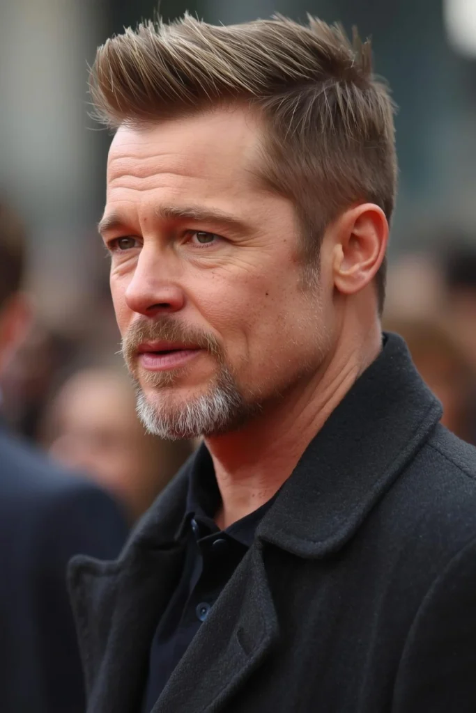 The Brad Pitt 'Fury' Inspired Crew Quiff