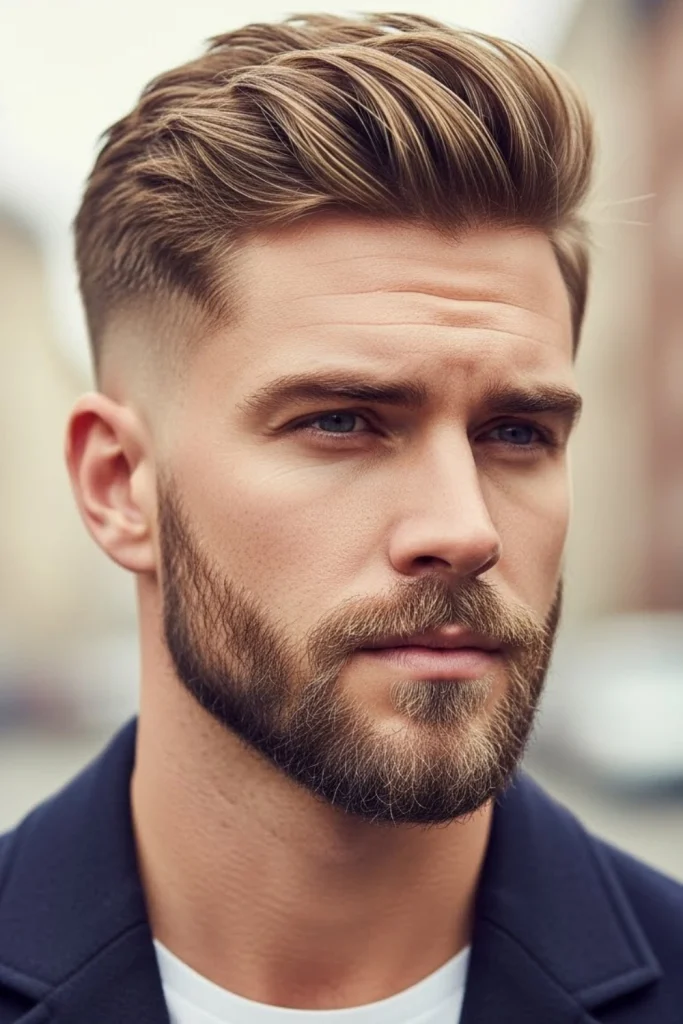 The Heavy Stubble with Textured Crop Fade