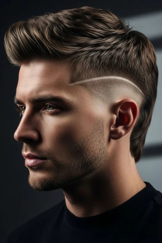 Ultra-Modern Sculpted Mullet