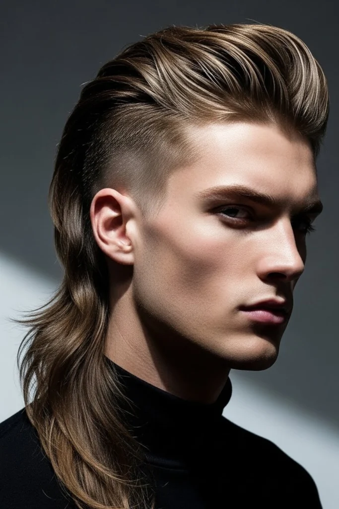 Undercut Mullet Style